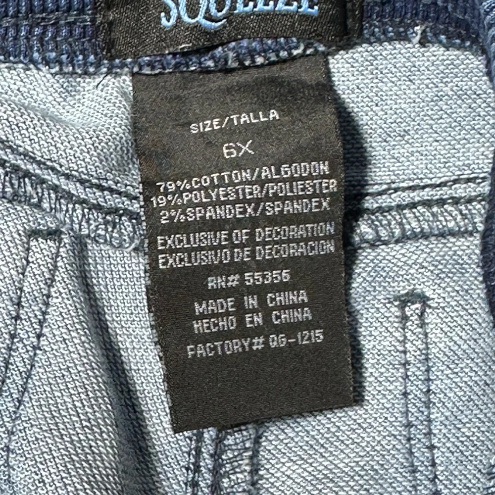 Kids Denim Jeans Justice wonder nation child size 6‎ pants